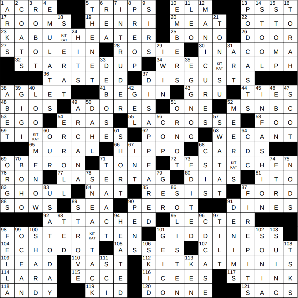 Nyt Crossword Puzzle Sunday