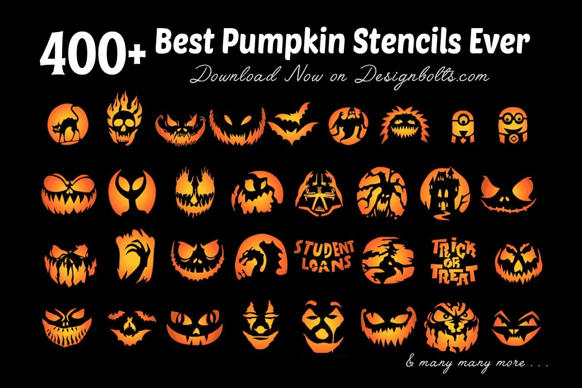 Pumpkin Carving Printable Templates