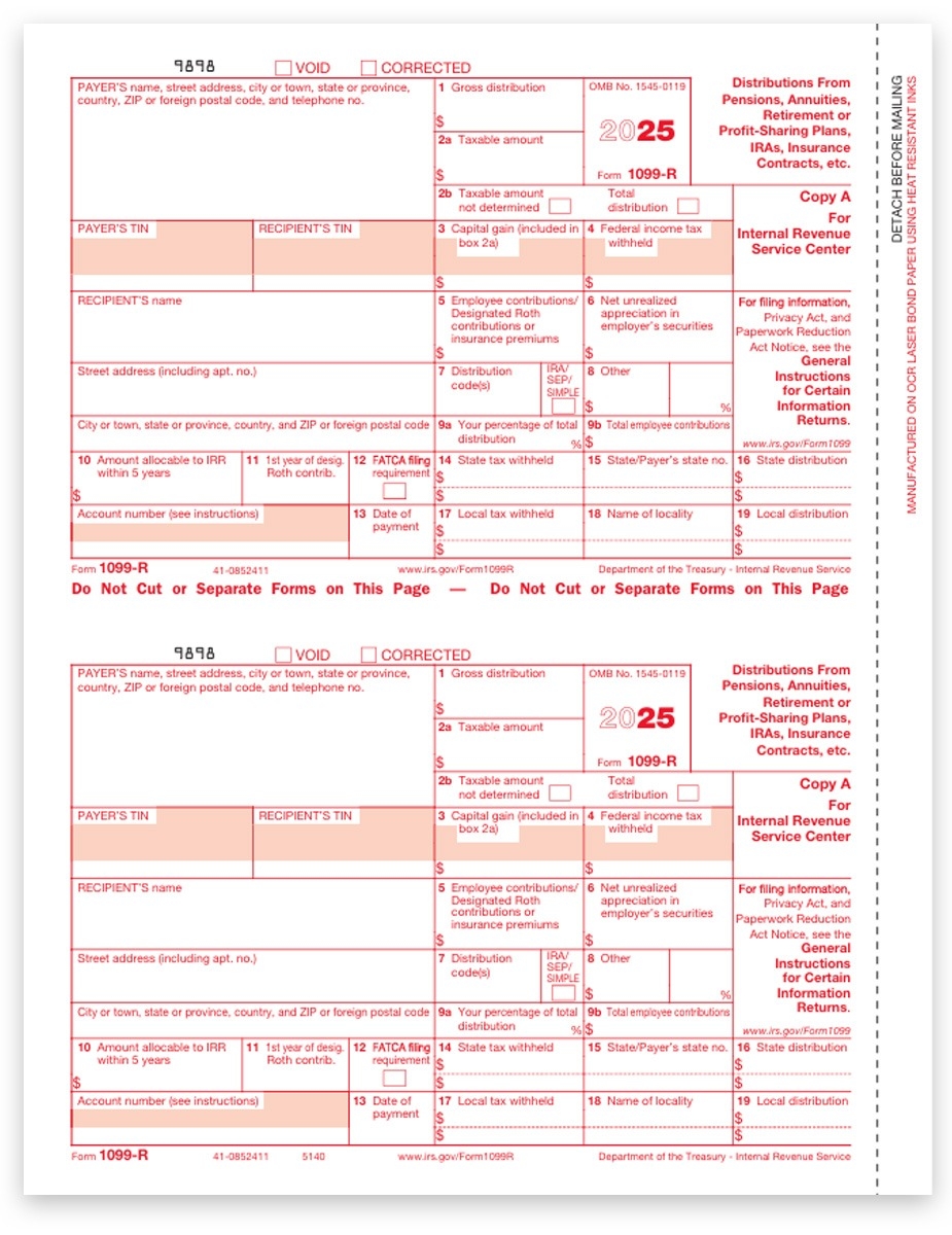 2026 1099 R Form Printable