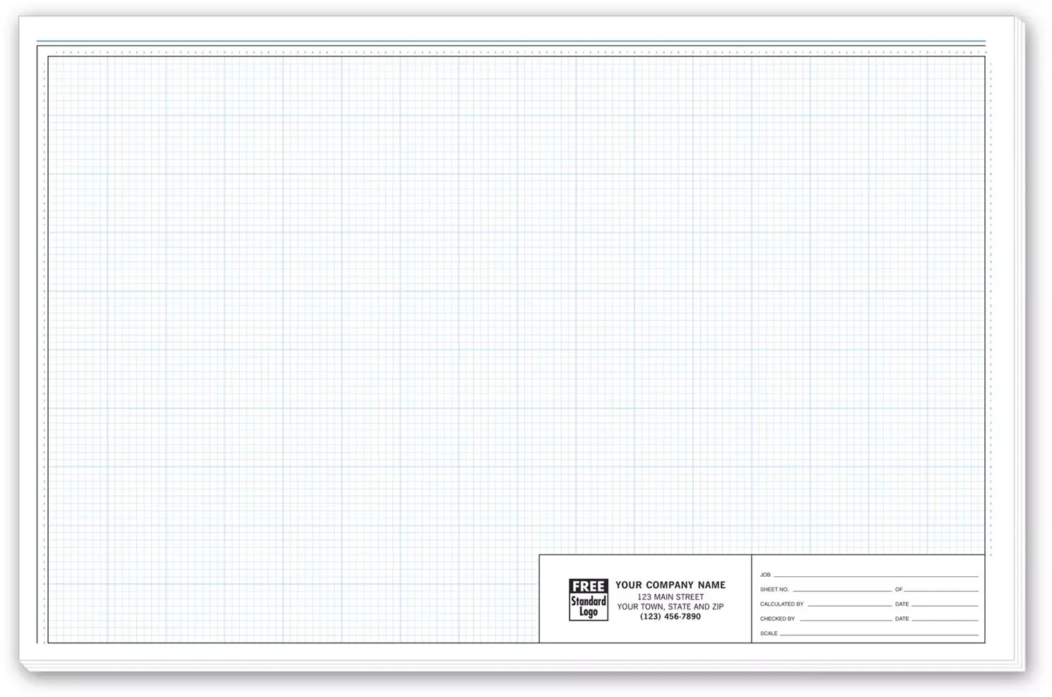 Printable Graph Paper 1 8 Inch