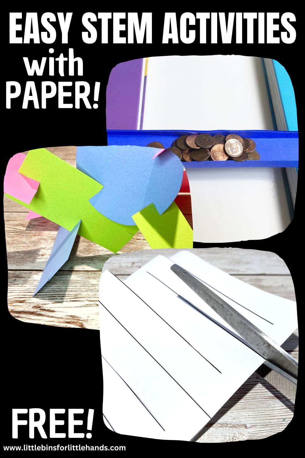 15 Easy STEM Activities With Paper Little Bins For Little Hands