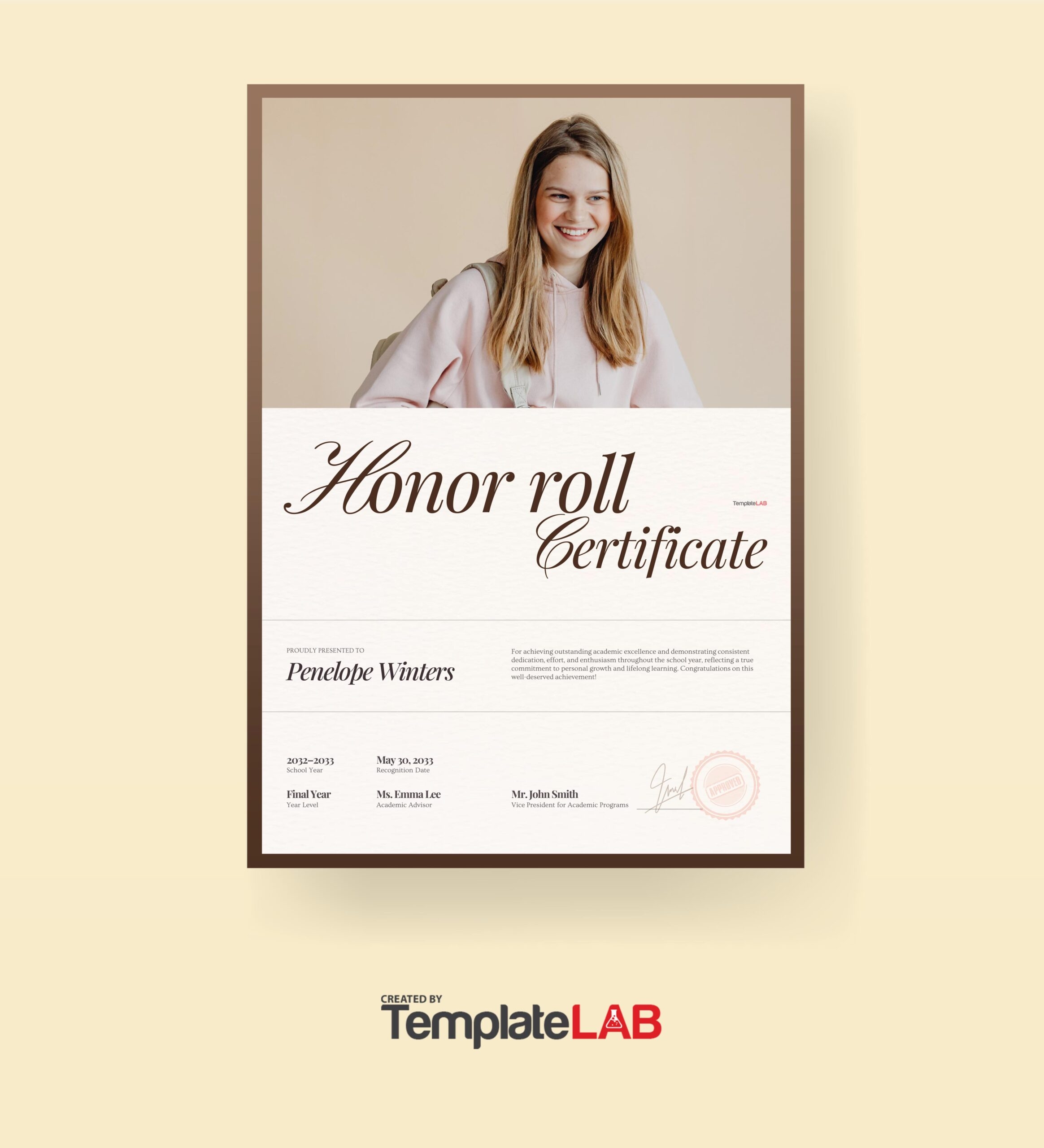 18 Printable Honor Roll Certificate Templates 100 Editable 