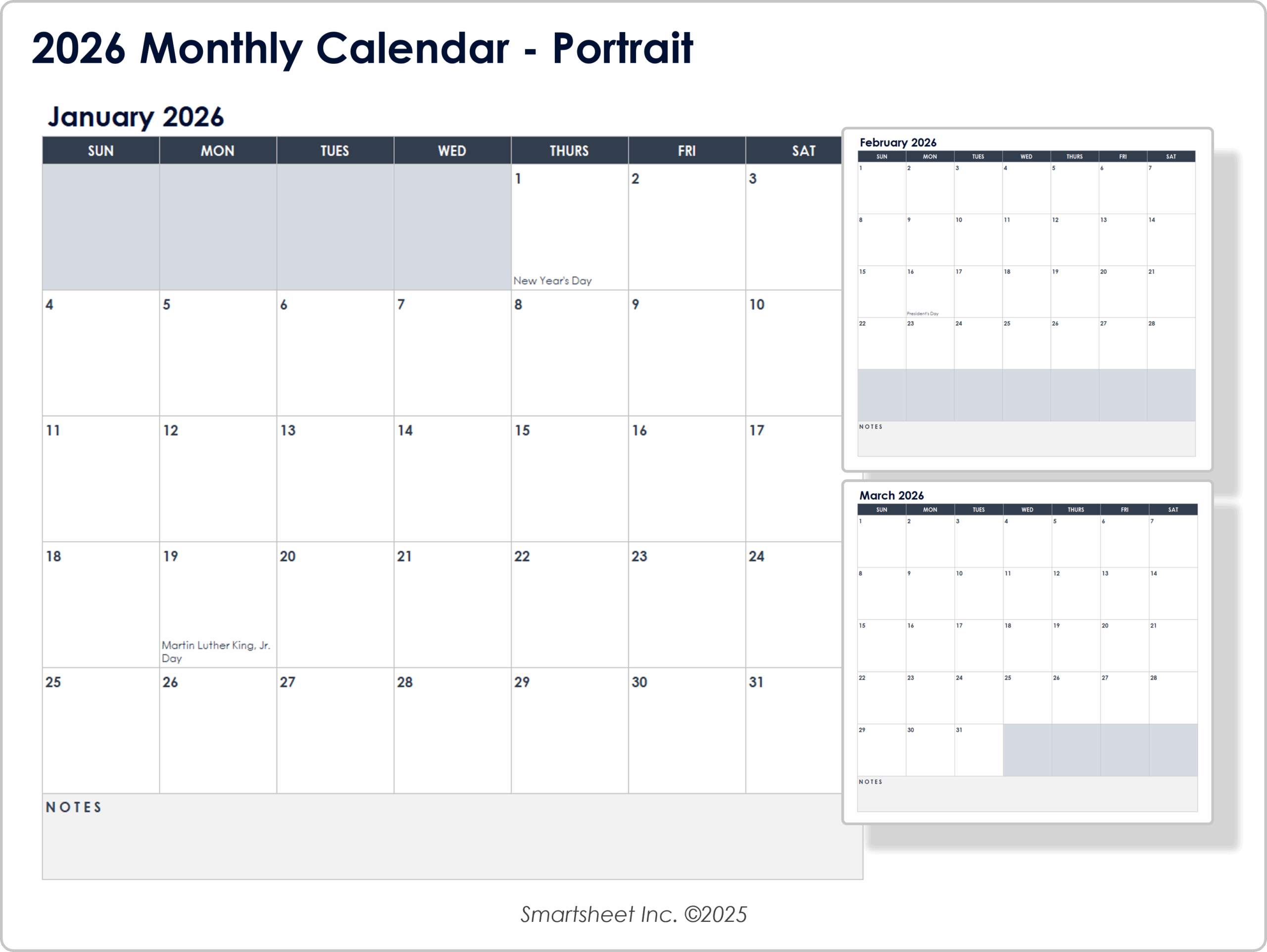 November 2026 Printable Calendar 30 Minutes