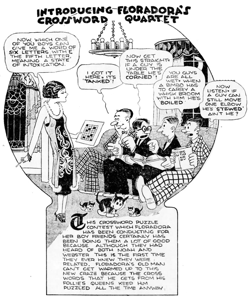 1924 The Year In Crosswords 3 Of 4 T Campbell s Grid