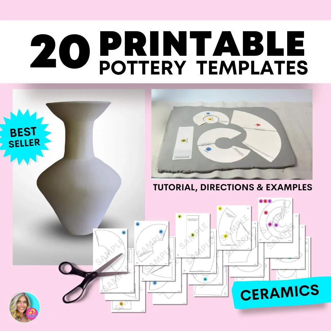 20 Printable Pottery Templates Forms Guide Tutorial And 