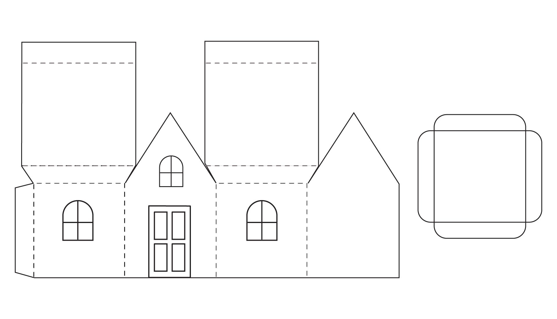 22 Paper House Template Ideas Paper House Template House 