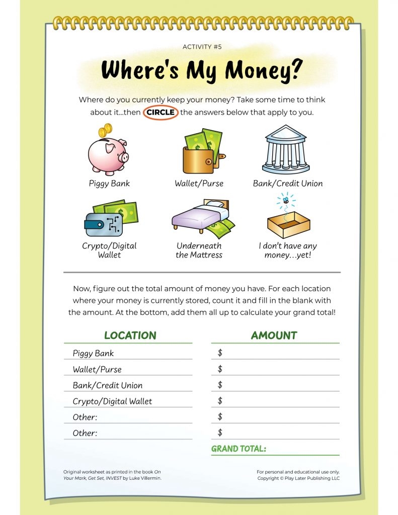 25 Personal Finance Worksheets For Kids Teens And Young Adults