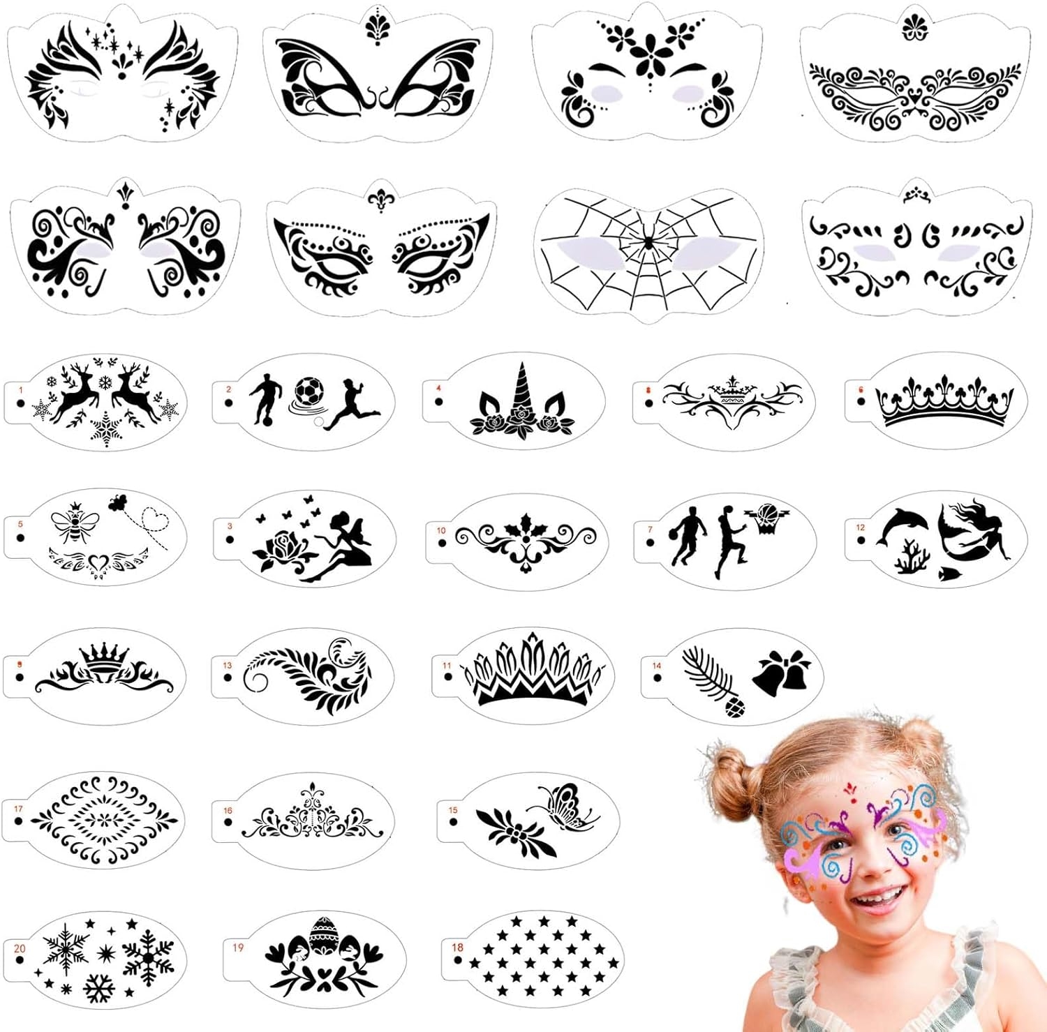 Free Printable Face Painting Designs
