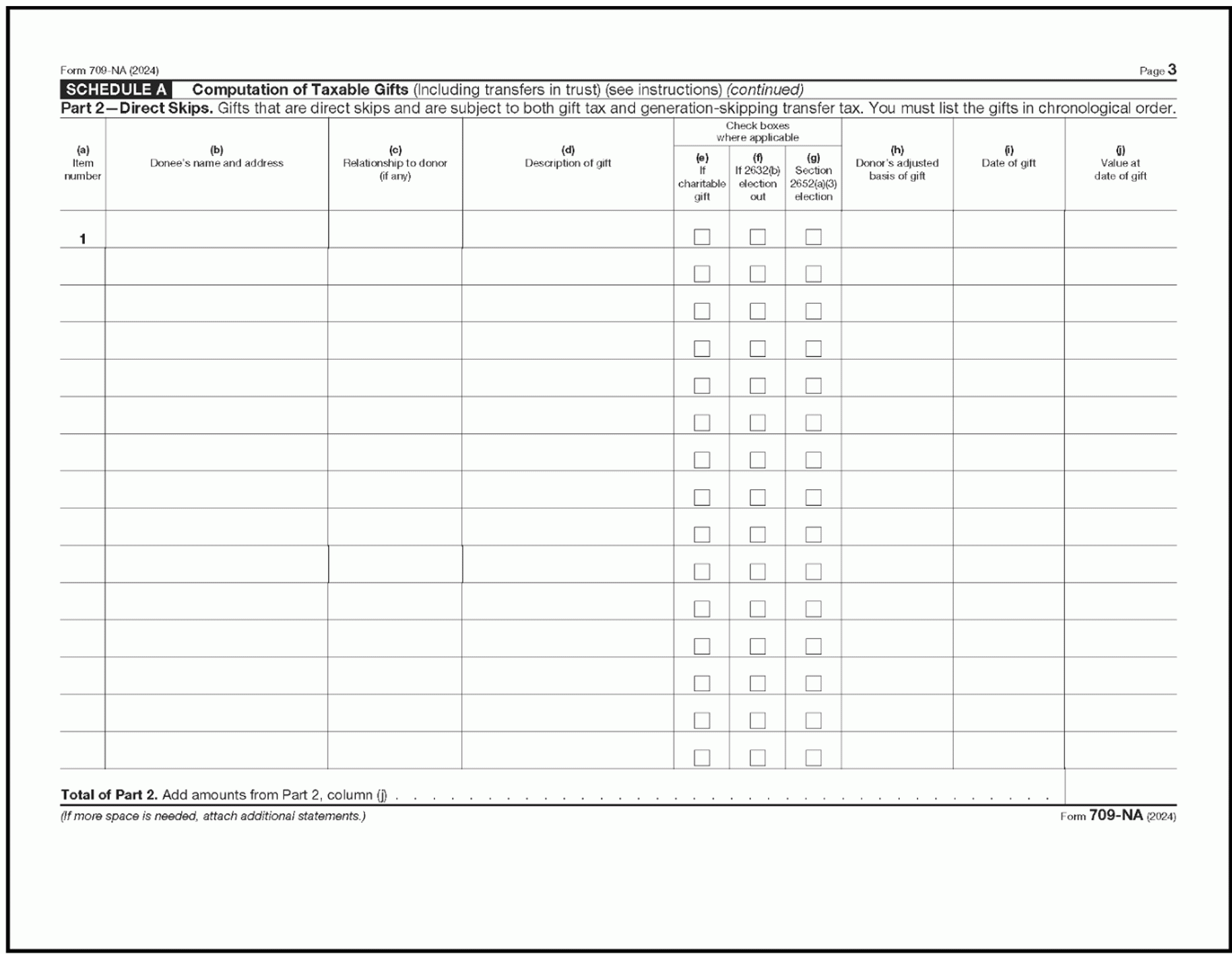 Irs Gift Tax Form 709 2026