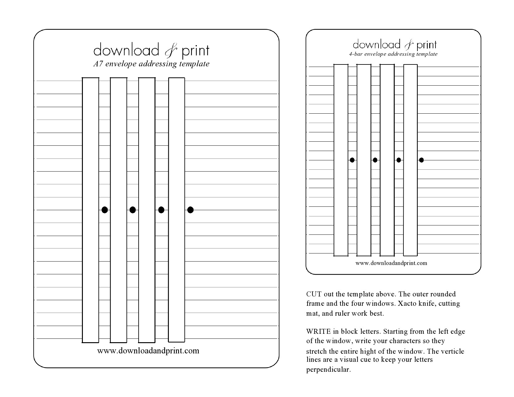 36 Printable Envelope Address Templates Word TemplateLab 