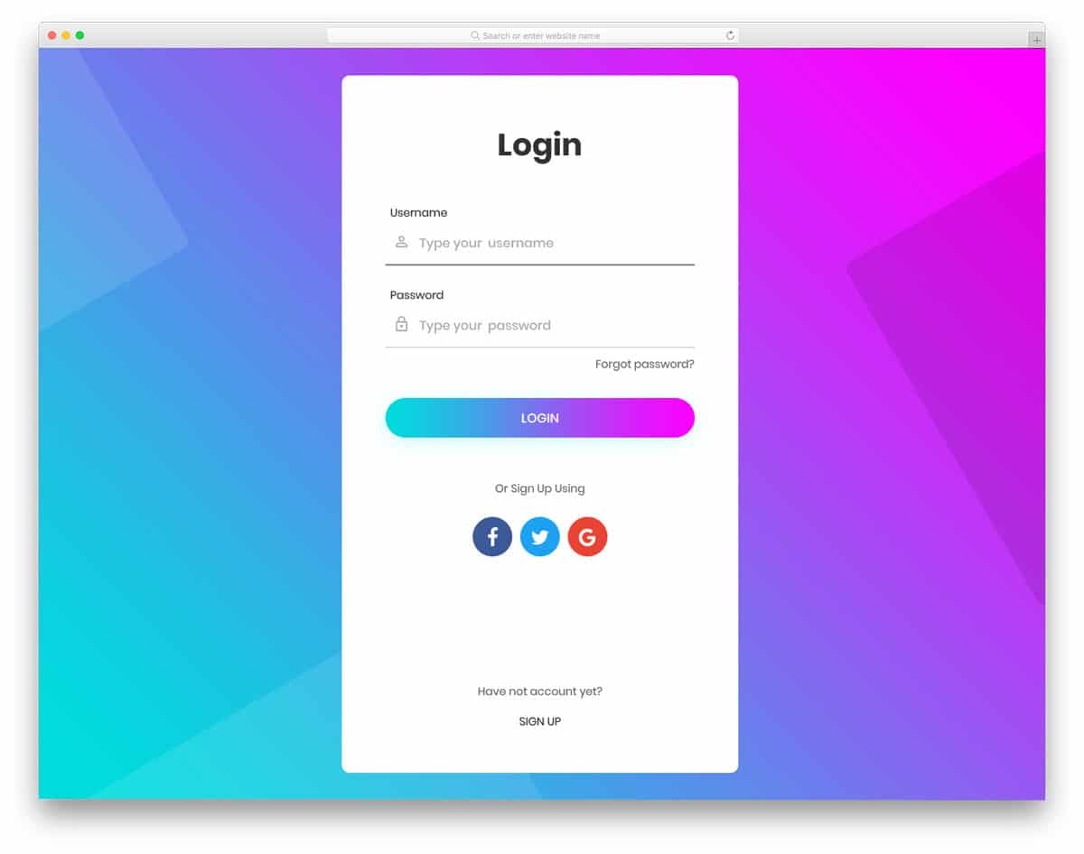 40 Best Free Login Forms amp Templates 2025 UiCookies