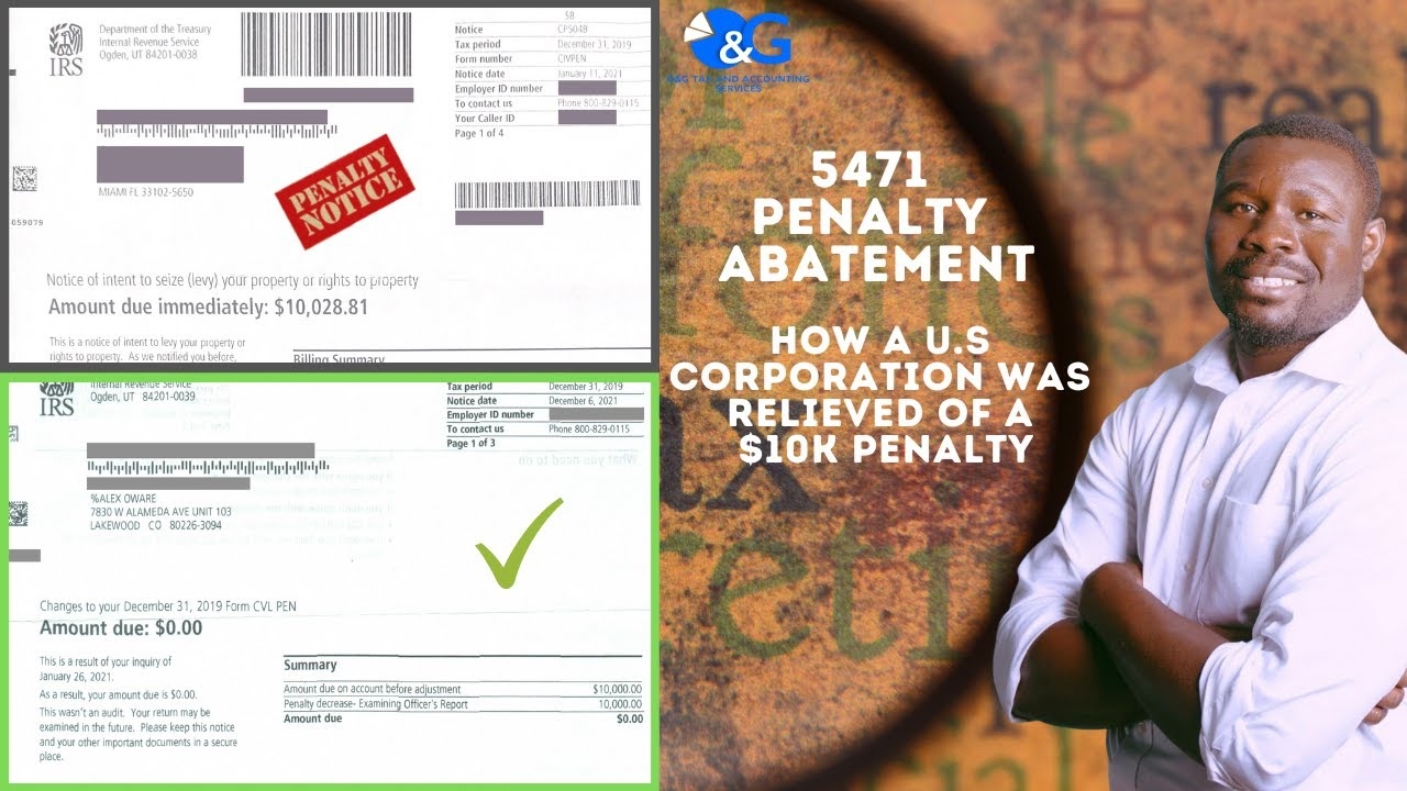 What Is Irs Form Number Civpen