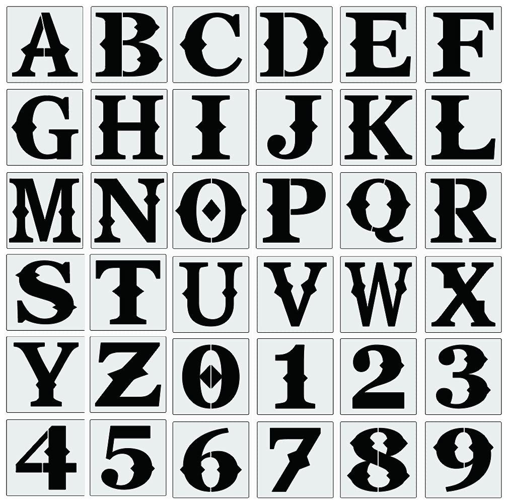 Letter Stencils Printable 6 Inch