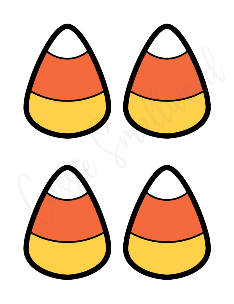 Candy Corn Printable Templates