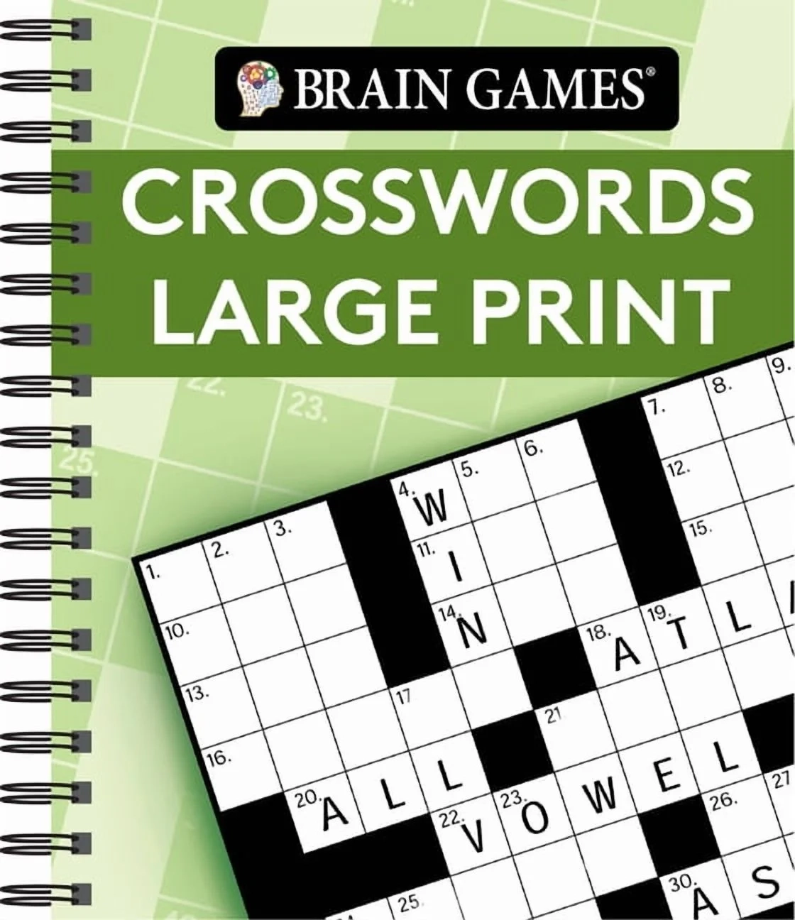 AARP Adults Large Print Crossword Puzzles Spiral Bound 96 Pages 