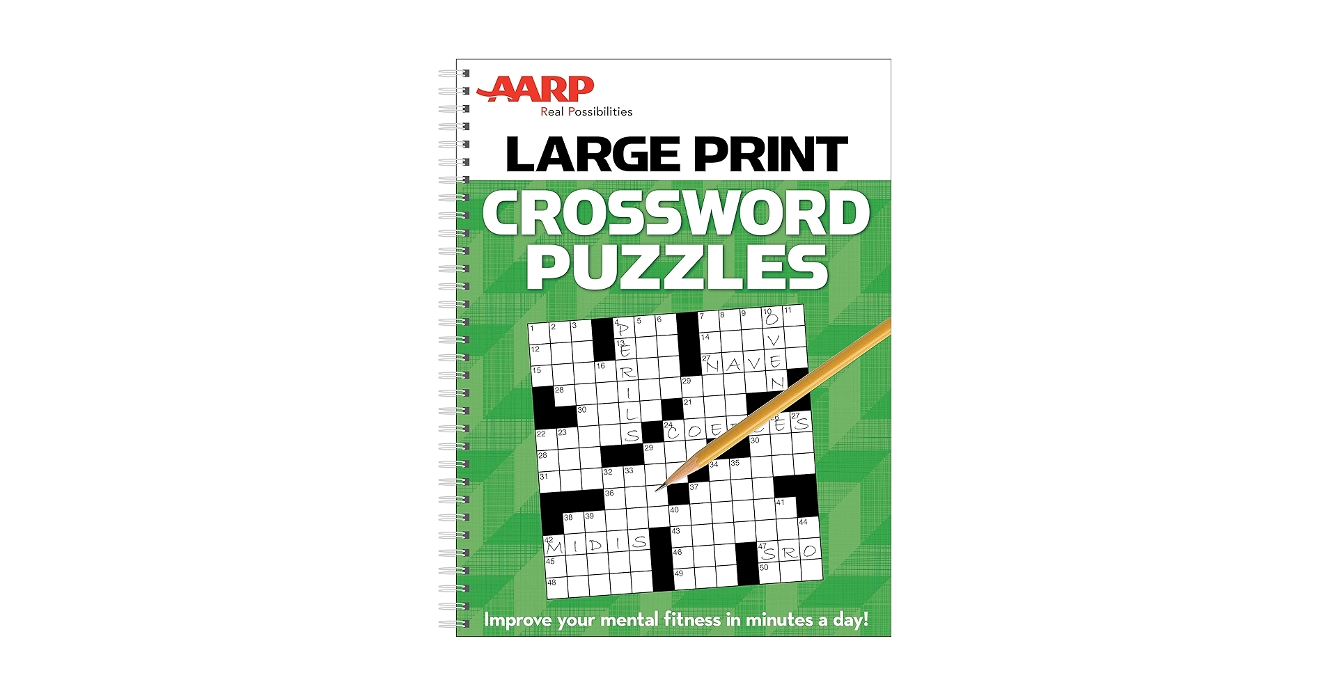 AARP Large Print Crossword Puzzles Publications International Ltd 