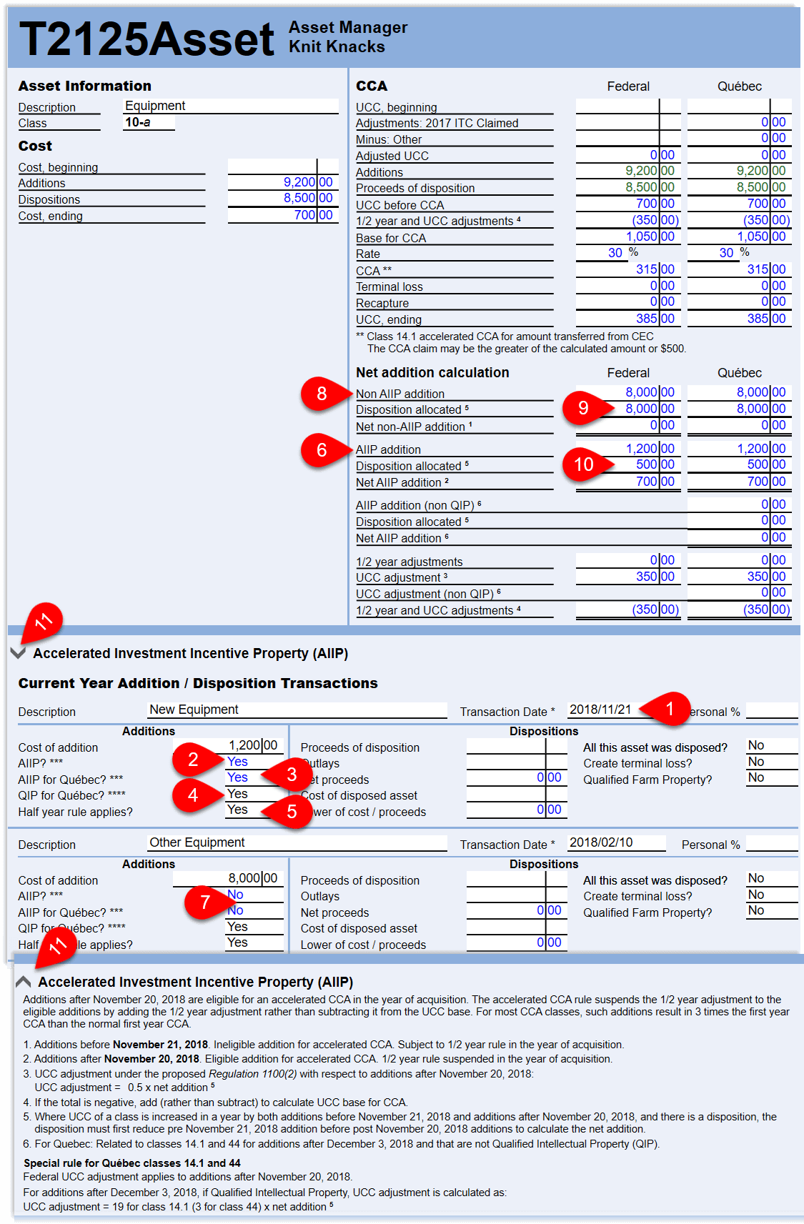 Accelerated CCA TaxCycle