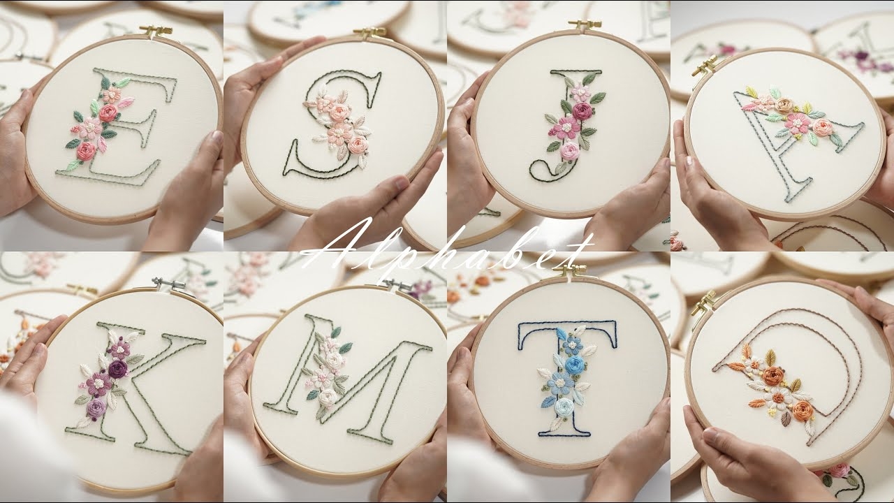 Embroidery Letters Templates Printable Free