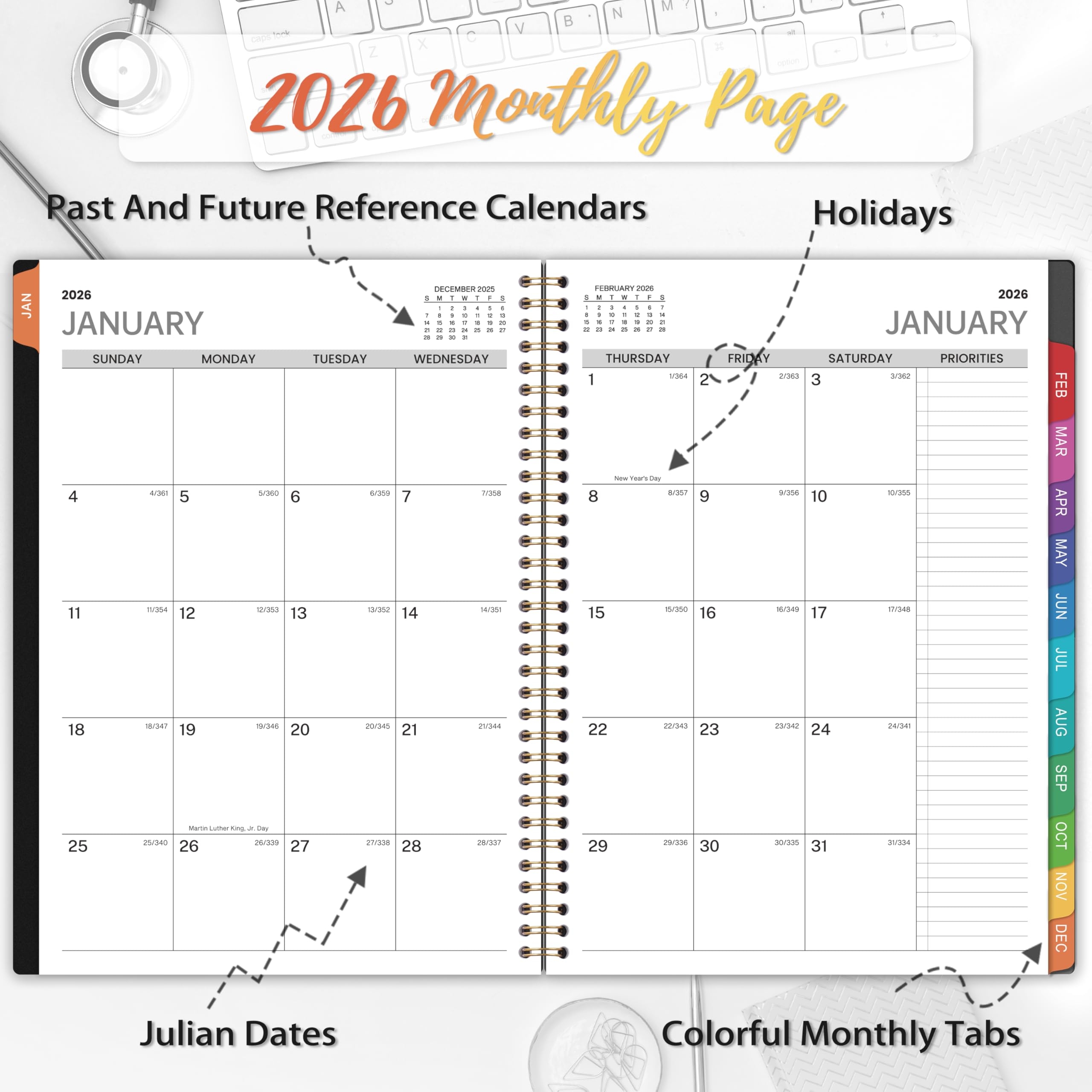Amazon 2026 Appointment Book Planner 2026 Planner Large 9 
