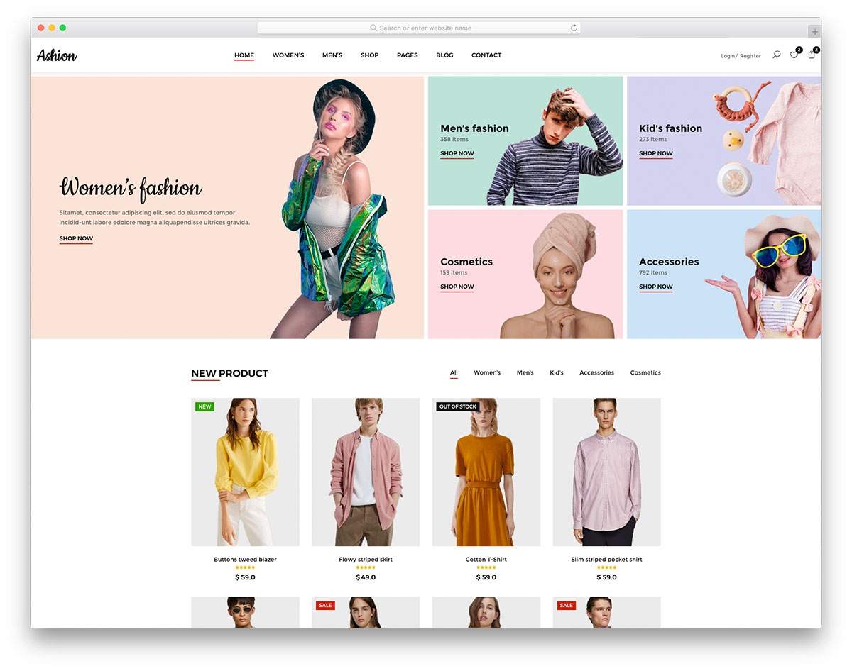 Ashion Best Fashion Design Website Template 2025 Colorlib