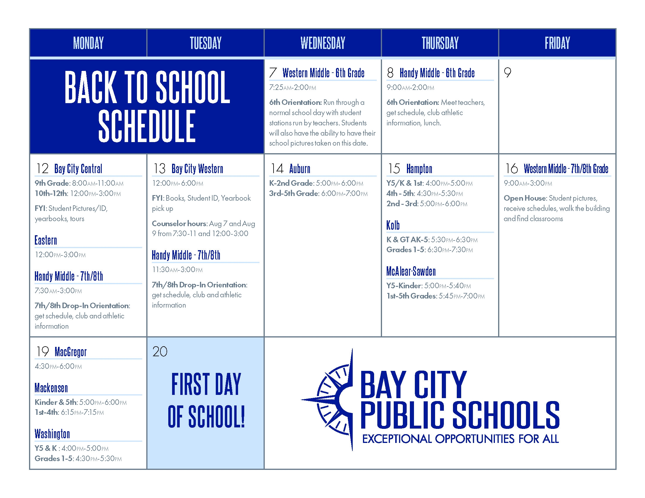 Bay City Public Schools Bay City Public Schools