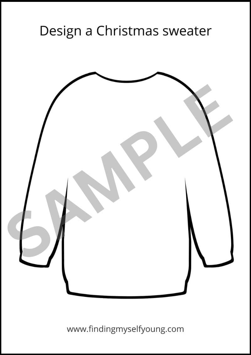 Best Sweater Template Printable Clearance
