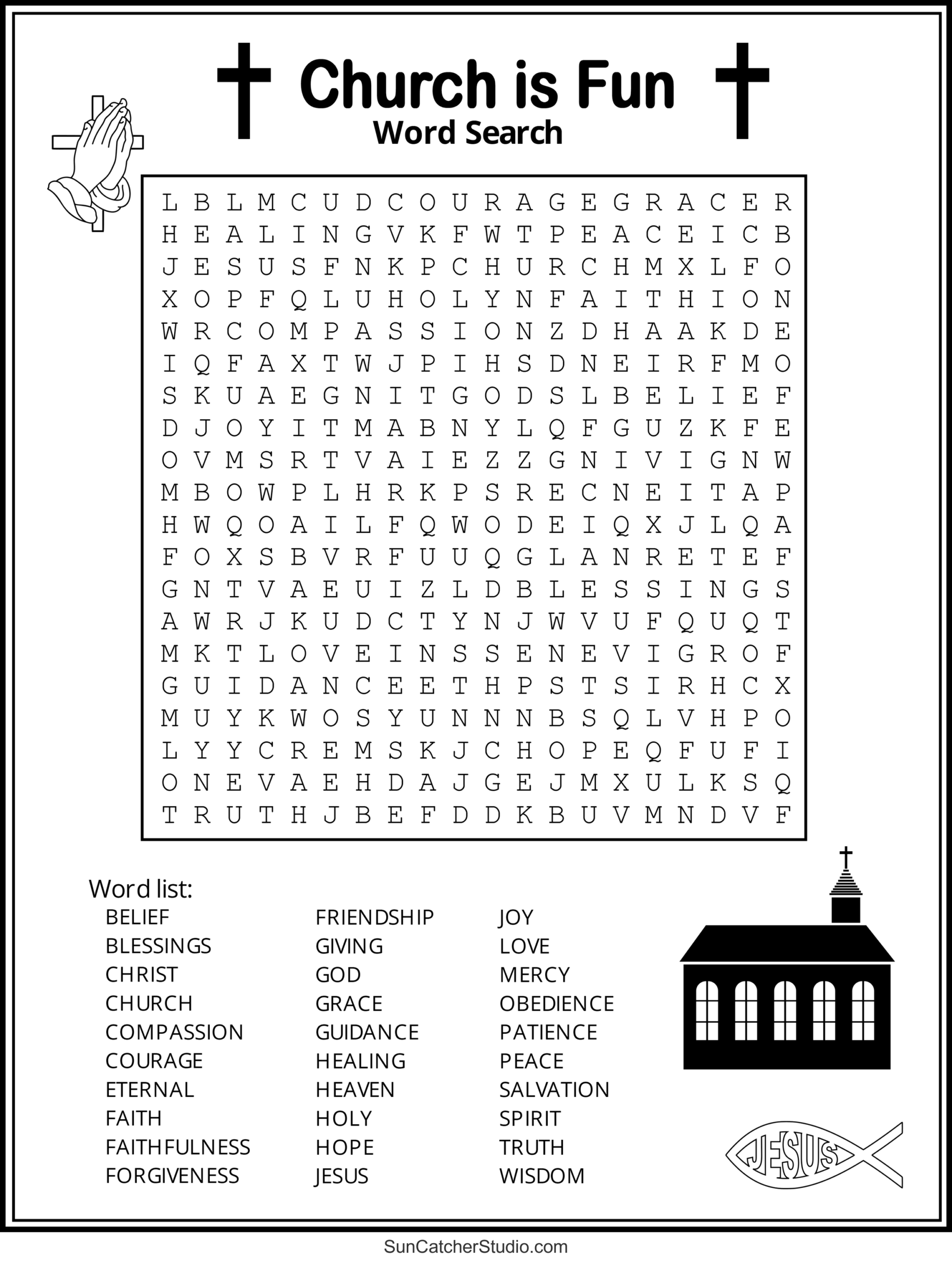 Simple Religious Puzzles For Children