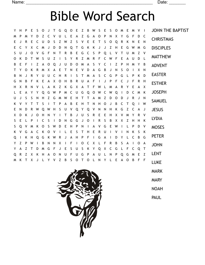 Christian Word Puzzles Printable For Adults