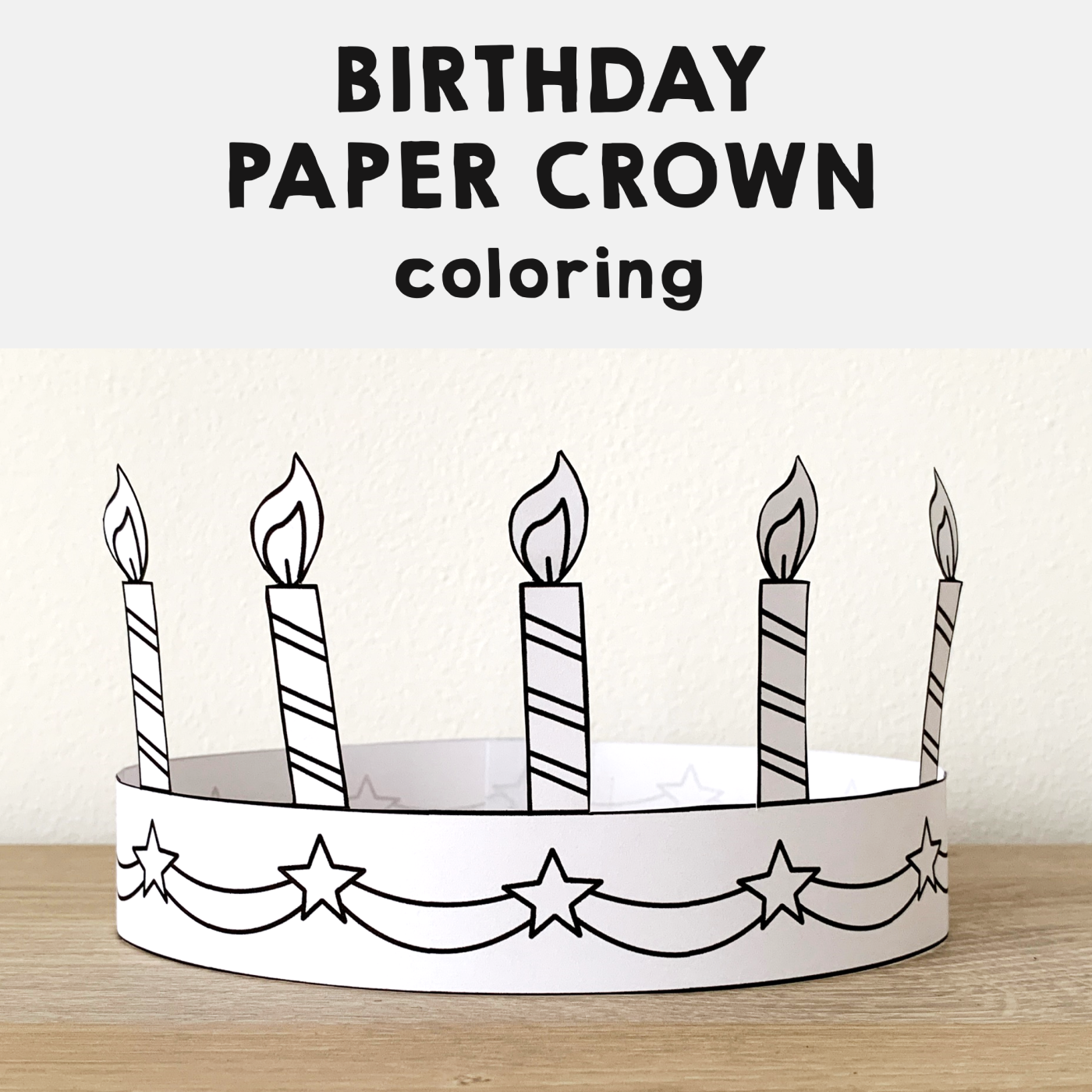 Birthday Cake Template Printable