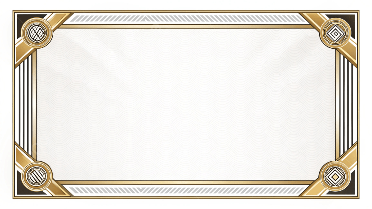 Blank Certificate With Premium Frame Design Certificate 