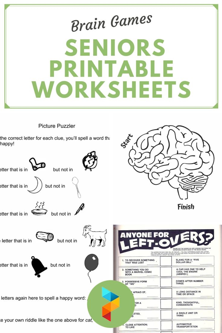 Free Printable Worksheets For Elderly