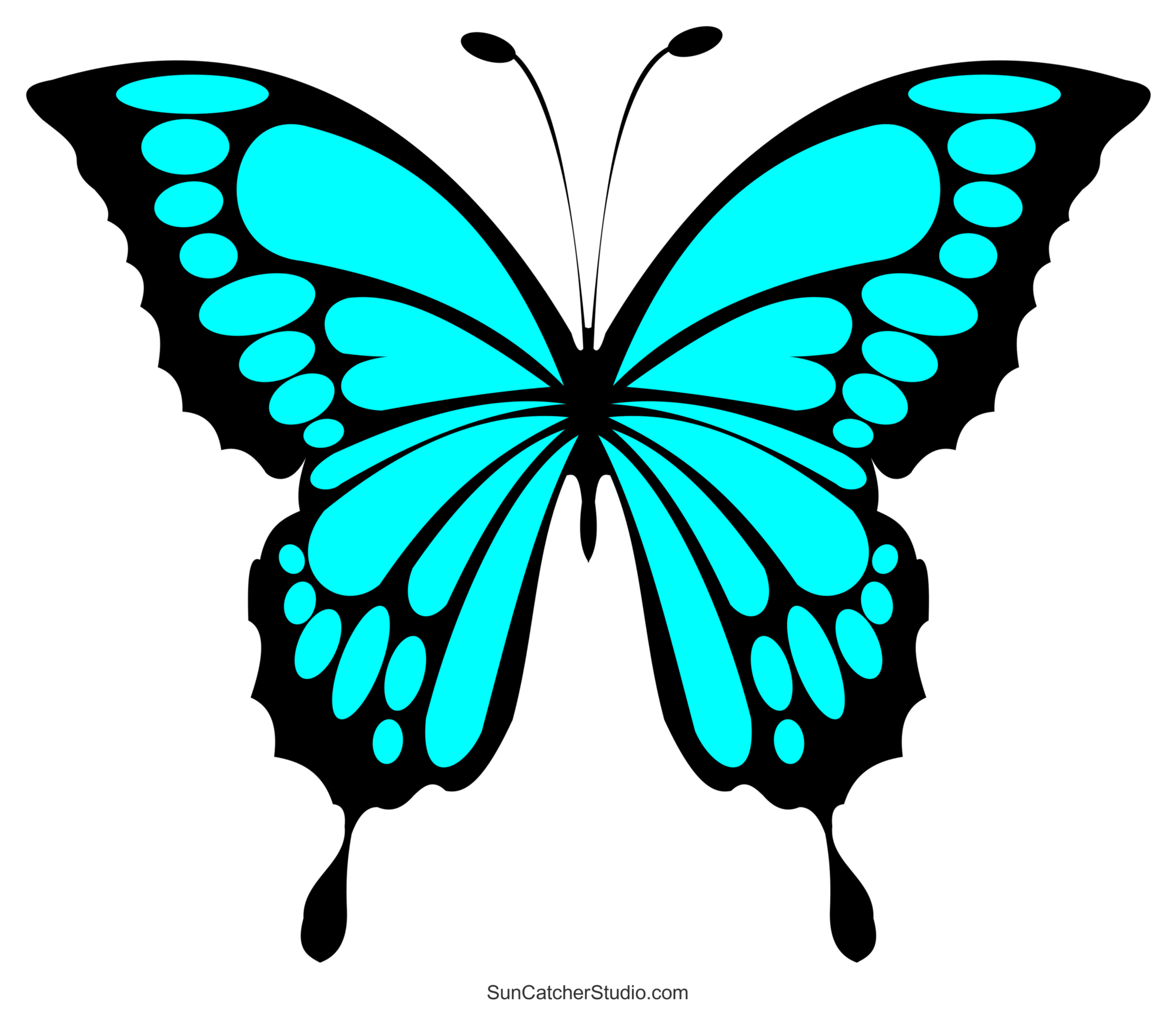 Printable Cut Out Butterfly Template