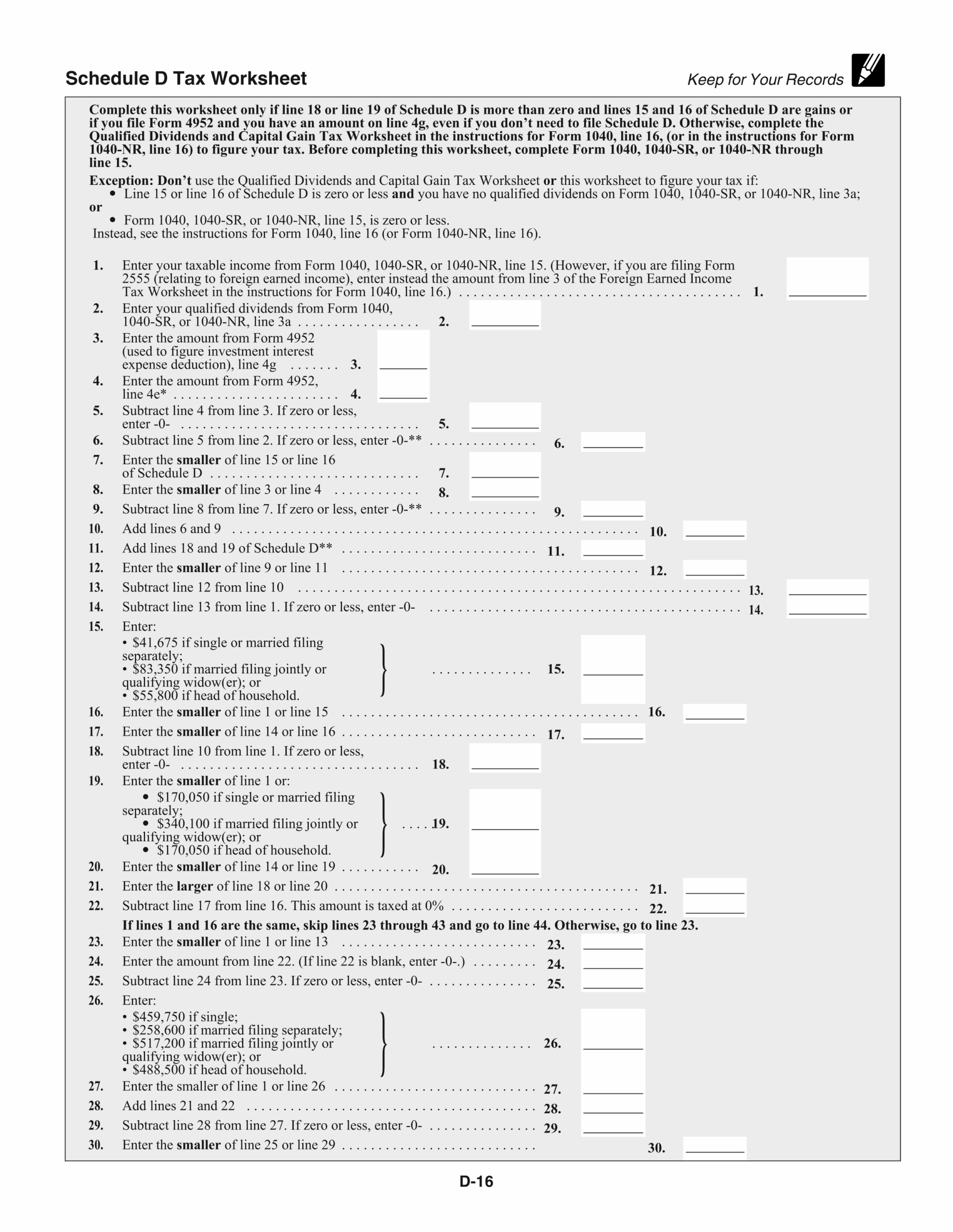 Capital Gains Tax
