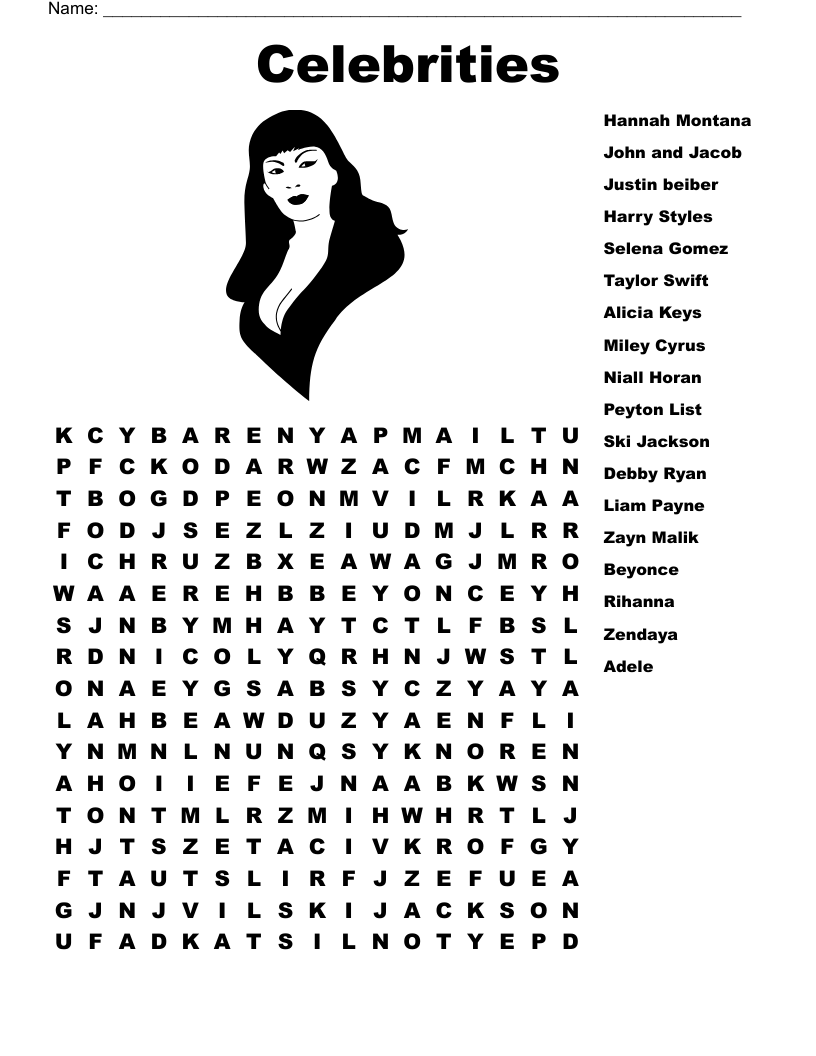 Celebrity Crosswords Online Free