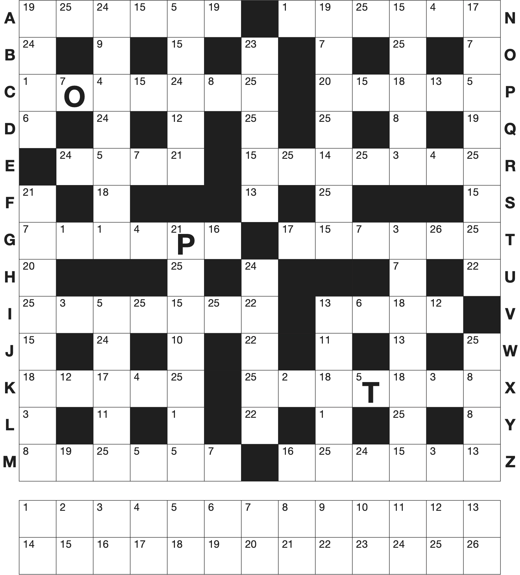 Free Word Code Puzzles