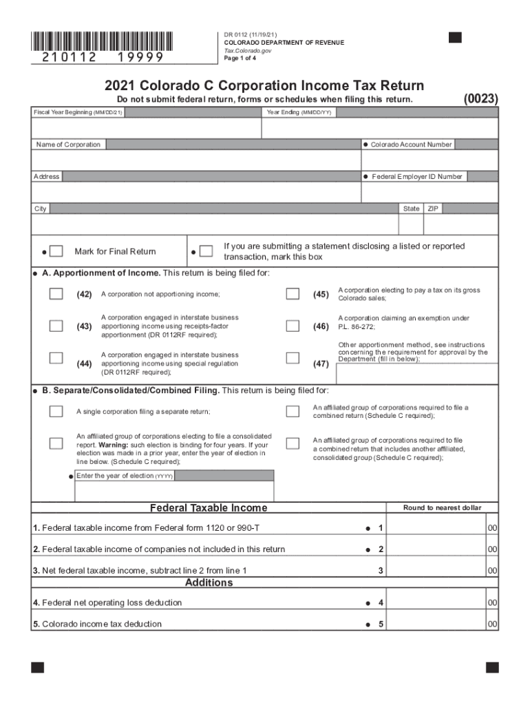 Colorado State Income Tax Fill Out amp Sign Online DocHub