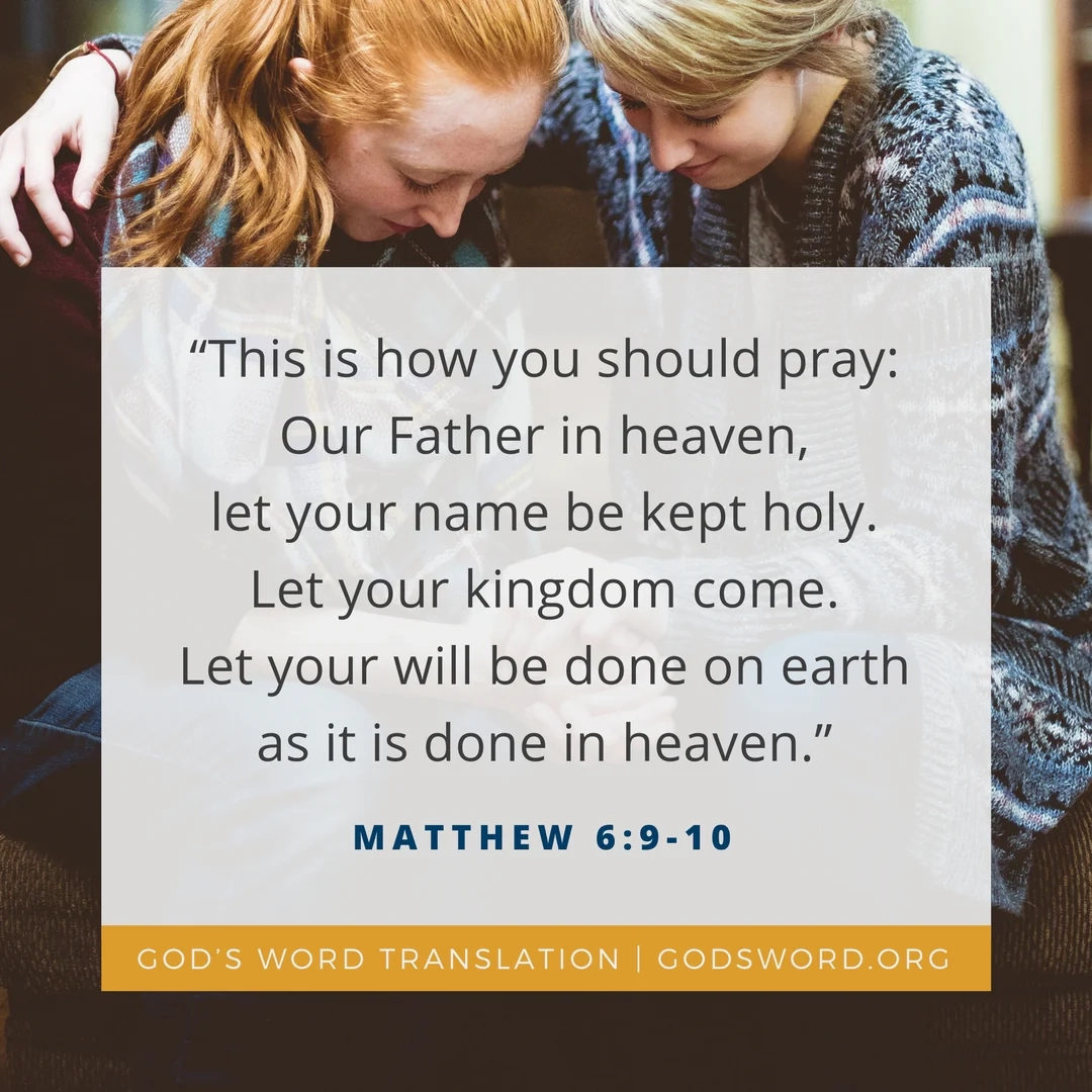Compare Matthew 6 9 13 The Lord s Prayer God s Word Mission Society