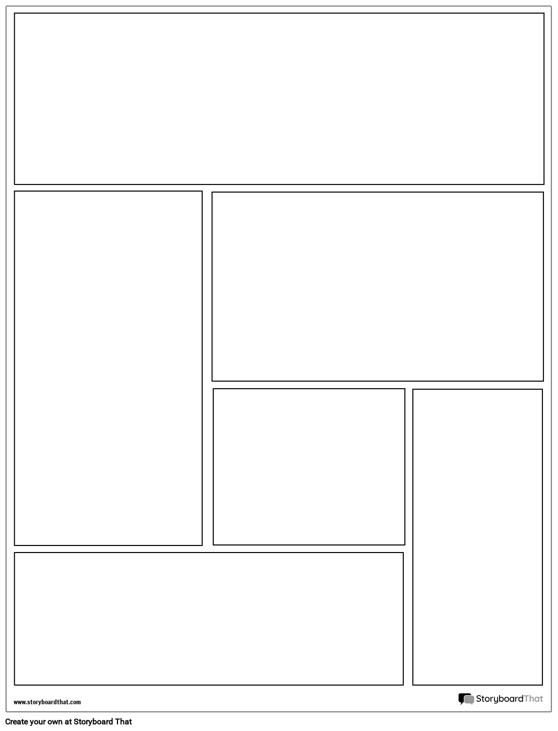 Create Graphic Novel Templates With Storyboard That Customize 