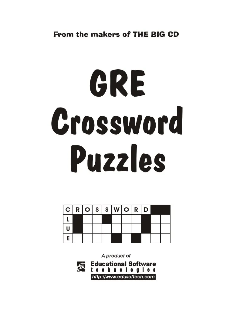 Crossword Book PDF PDF