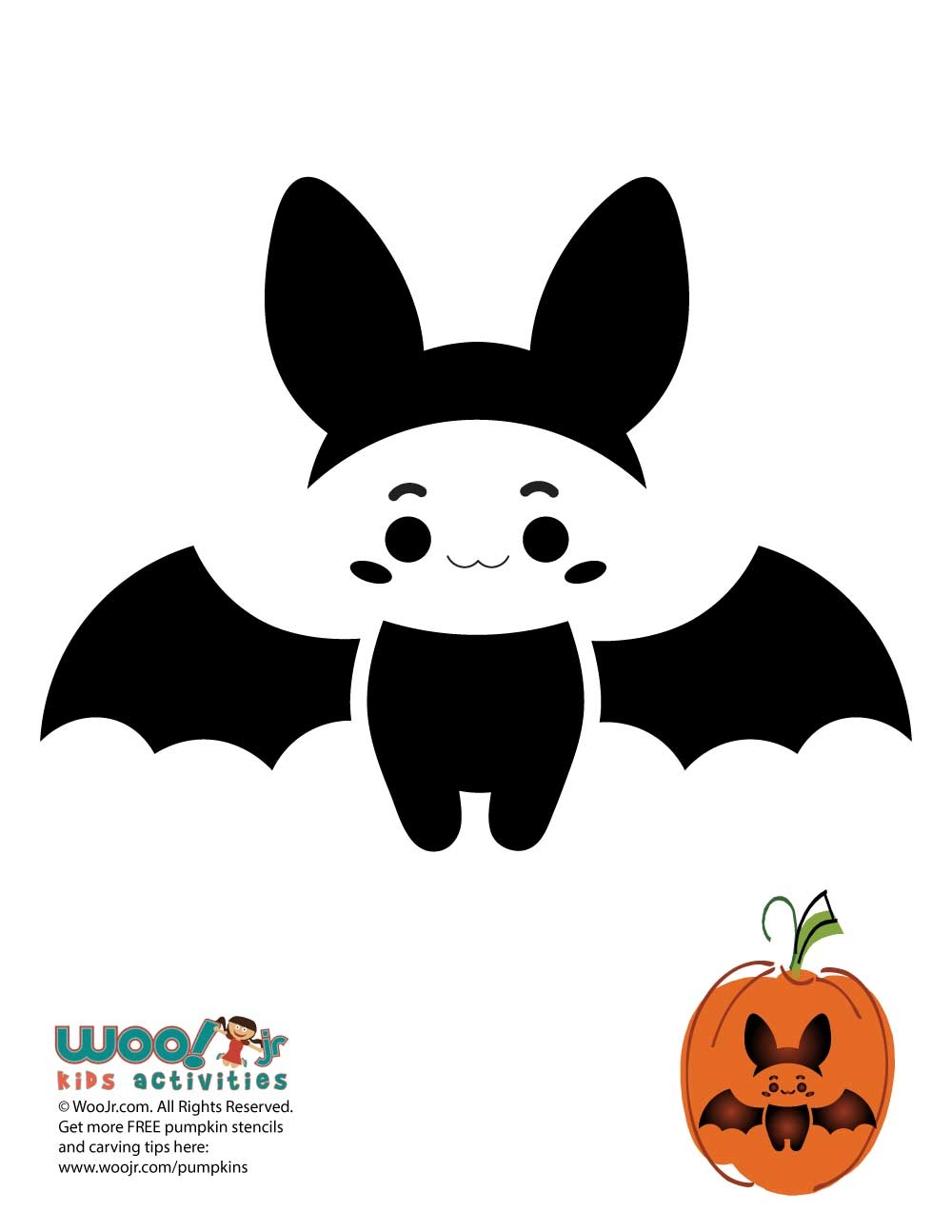 Cute Pumpkin Template Printable