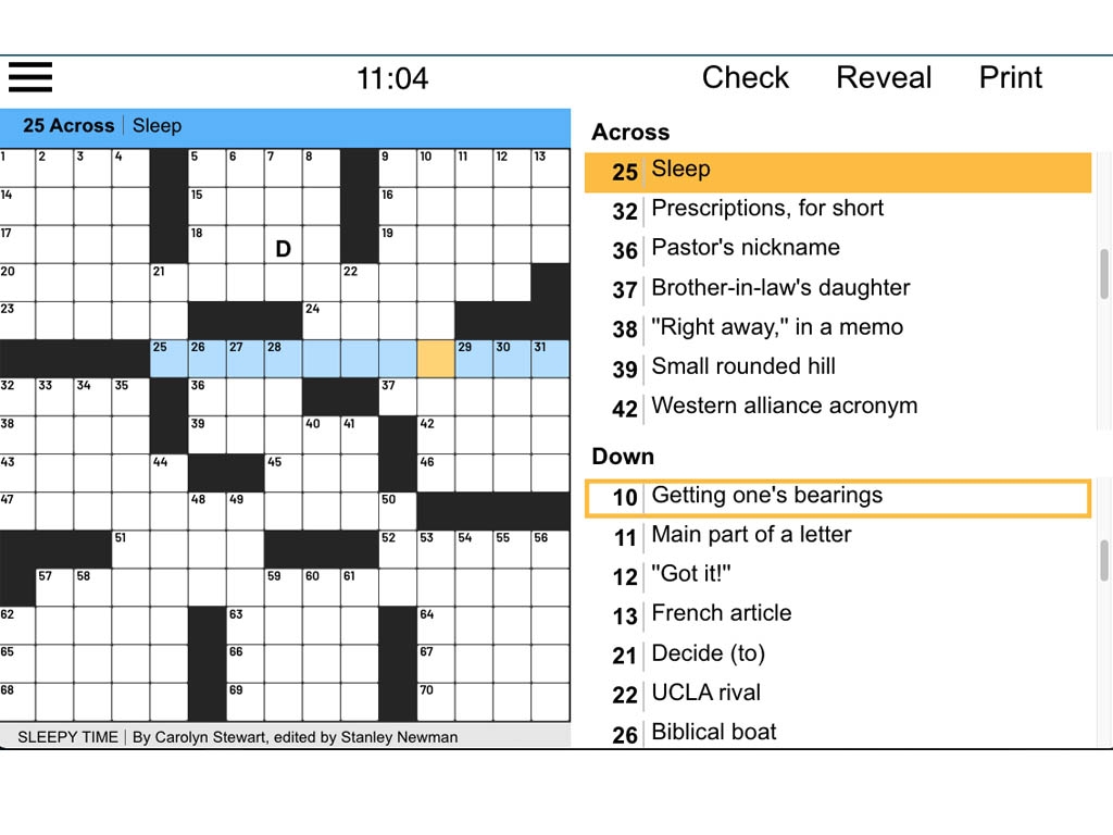 Printable Medium Difficulty Crossword Puzzles