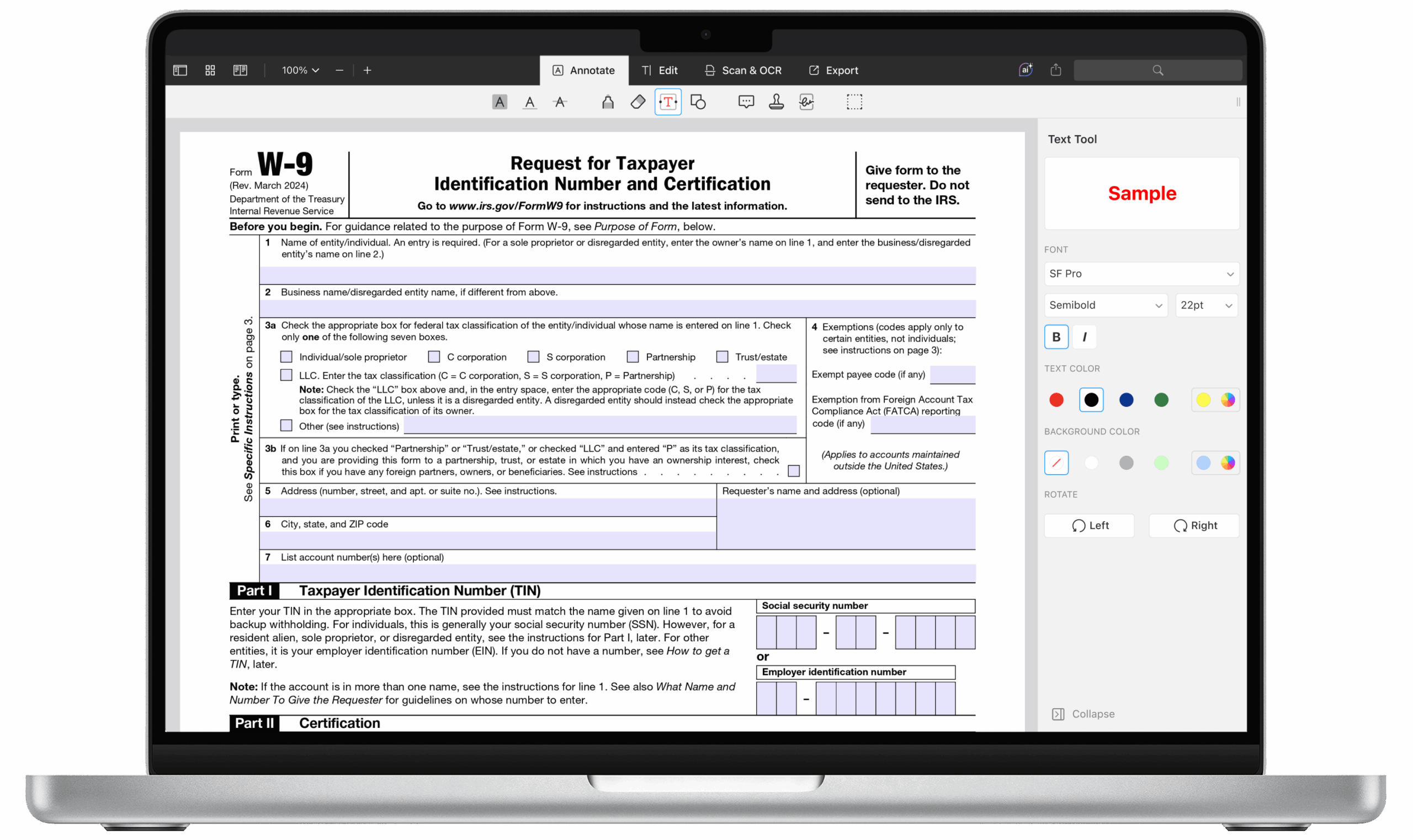 W9 Form Instructions How To Fill Out