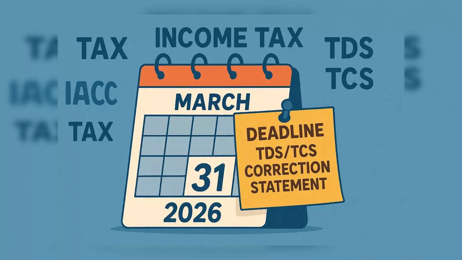 Deadline To File TDS TCS Correction Statement Announced File Your 