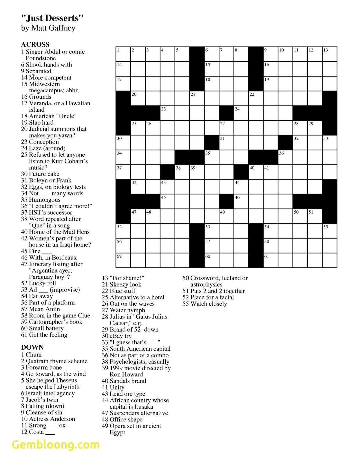 Discover 15 Crossword Puzzles And Free Printable Crossword Puzzles 