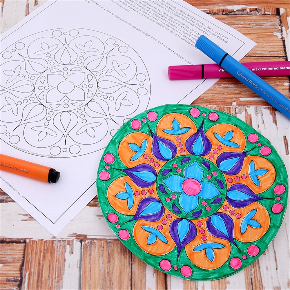 Diwali Rangoli Paper amp Card CleverPatch CleverPatch Art 