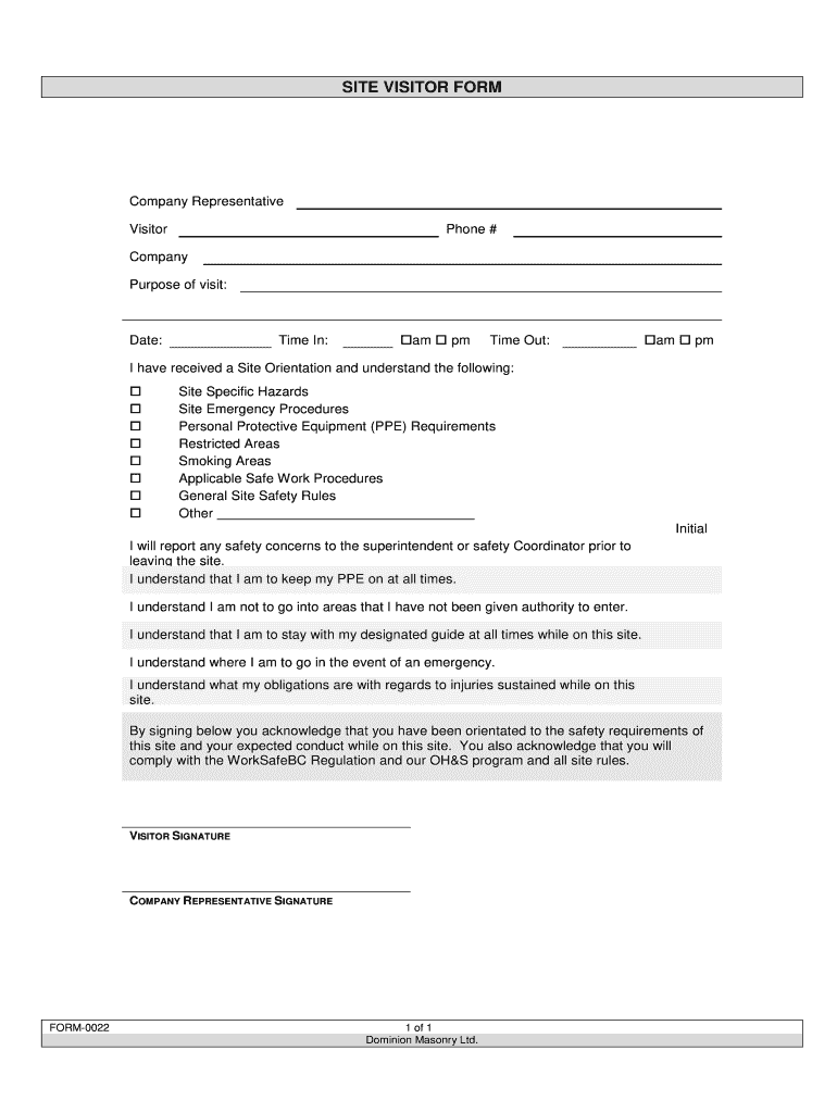 Dominion Masonry Form 0022 Fill Online Printable Fillable 