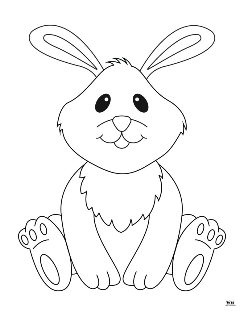 Easter Bunny Templates amp Outlines 53 FREE Pages Printabulls