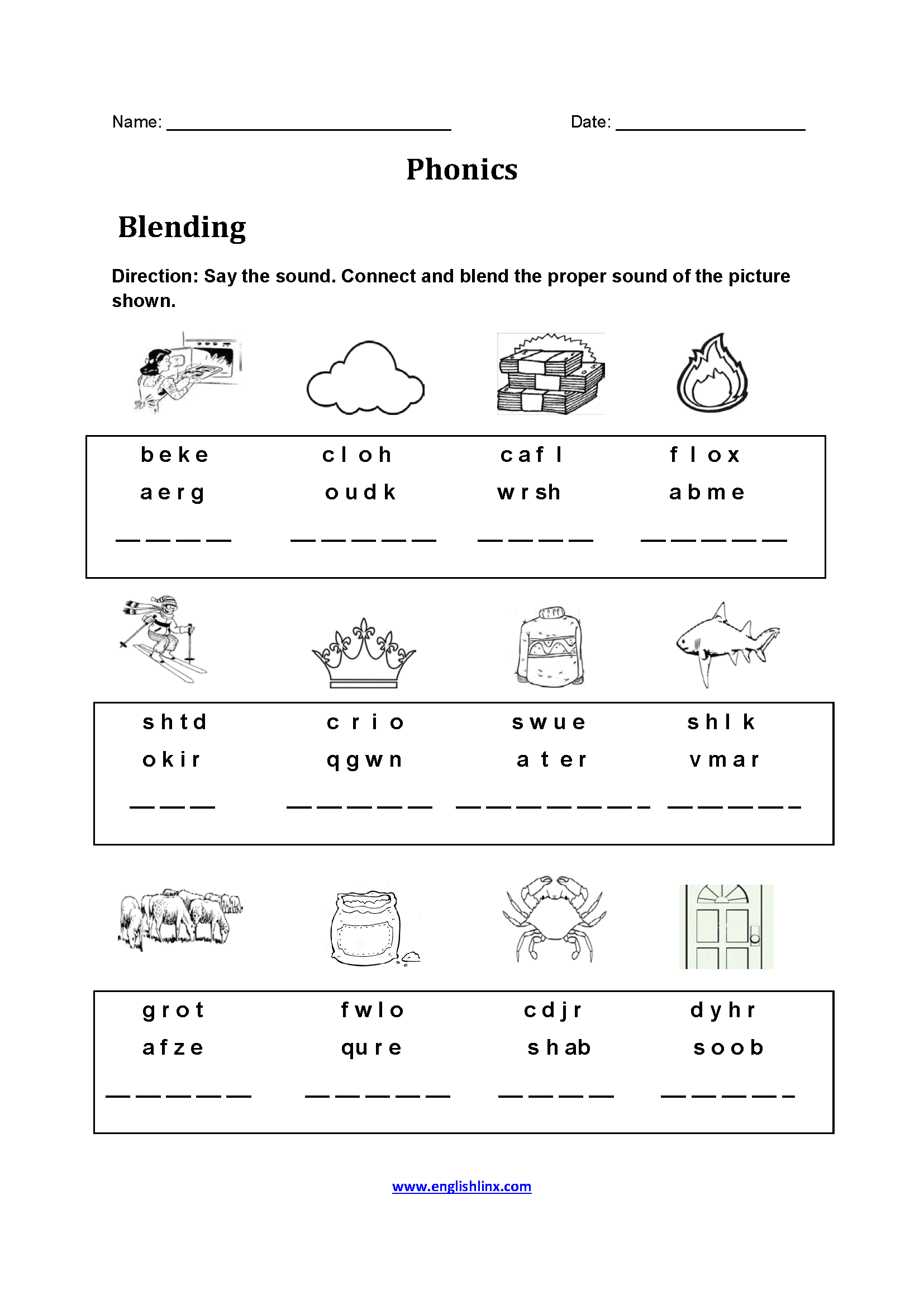 Englishlinx Phonics Worksheets Worksheets Library