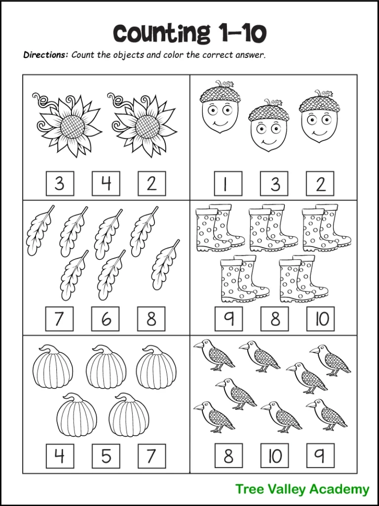 Kids Maths Worksheets Printable