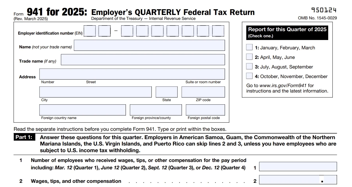 Irs Form 940 2026 Printable